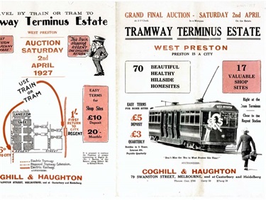 Image of Tramway Terminus Estate 1927