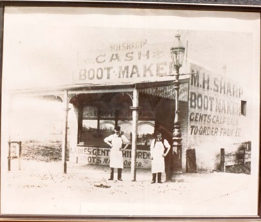 Image of The Sharp family operated their bootmakers business from this premises for many years.