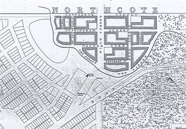 Image - Map. Map of Northcote Arms and Scotch Thistle hotels, c.1855
