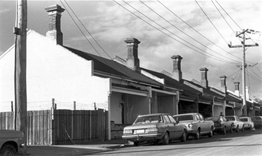 Image of Workman's cottages built by the Northcote Brickworks