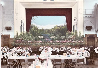 Image of Northcote Town Hall Floral Display 1950s. [LHRN1393]