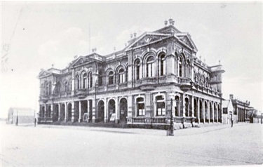 Image of The Northcote Town Hall in 1893