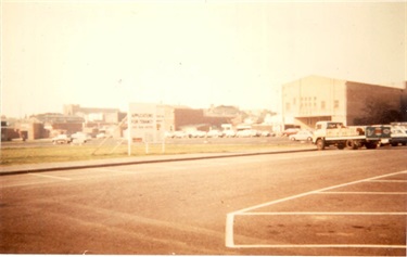 Image of The site of Preston market before construction (courtesy Lexie Luly) 