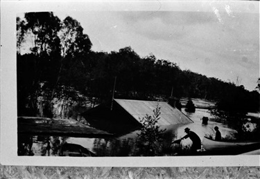 Image of Rudder Grange flooded 1934