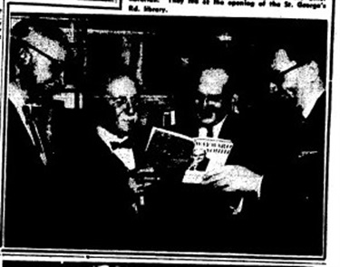 Image of Opening of St Georges Rd Library 1959