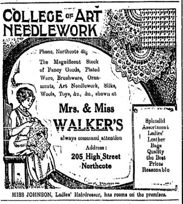 Image of College of Art Needlecraft 1914