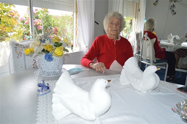 Margaret at the Kitchen Table
