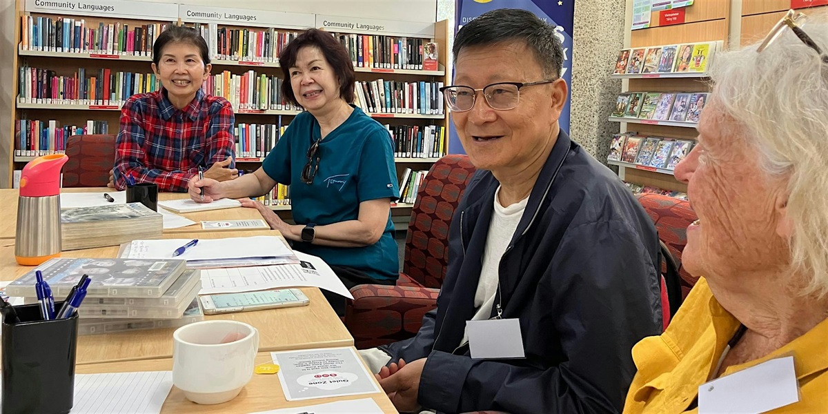 Conversation Café at Preston Library Darebin Libraries